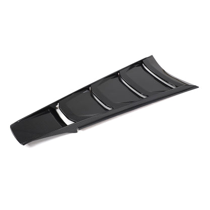 Carbon Fiber ABS Rear Split Window Applique Louver Trim For Corvette C8 Z51 20+ 16