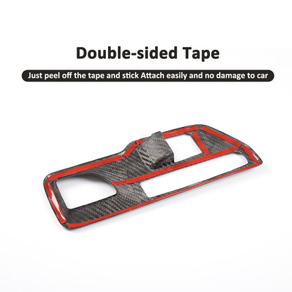 Forged Console Gear Shift Box Panel Trim Cover For Toyota Supra A90 2019-2022 6