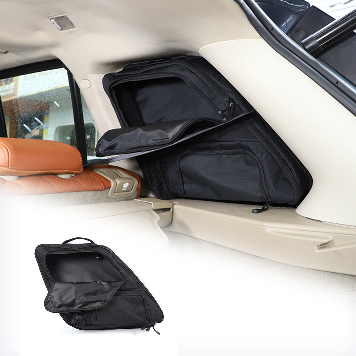 Car Trunk Right Side Window Storage Bag For Land Rover Range Rover Sport 2010 15