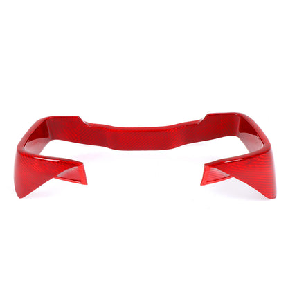 Red Real Carbon Fiber Center Console Dashboard Trim For Subaru WRX 2022+ 10