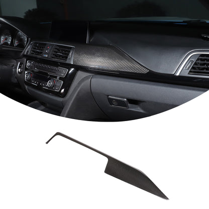 Real Carbon Fiber Central Console Dashboard Trim For BMW M3 M4 F80 F82 2014-2019 18