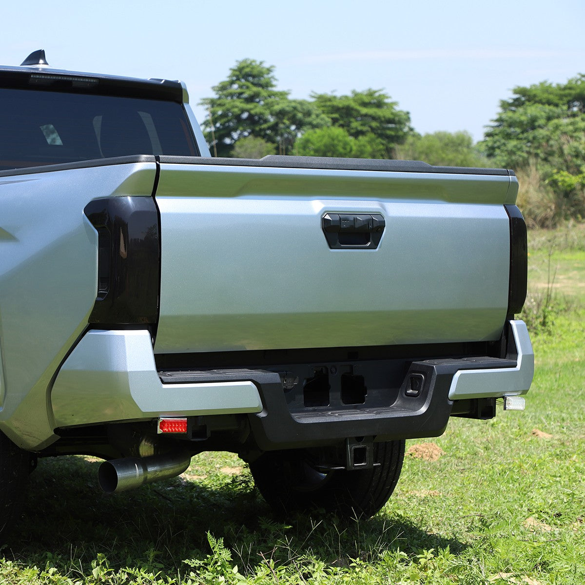 Smoked Tail Light Cover Blackout Overlay Len Guard For Toyota Tacoma 24+ 14