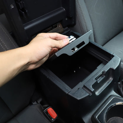 Center Console Safe Storage Box W/Lock For Toyota Tacoma 2016-2023 US 16