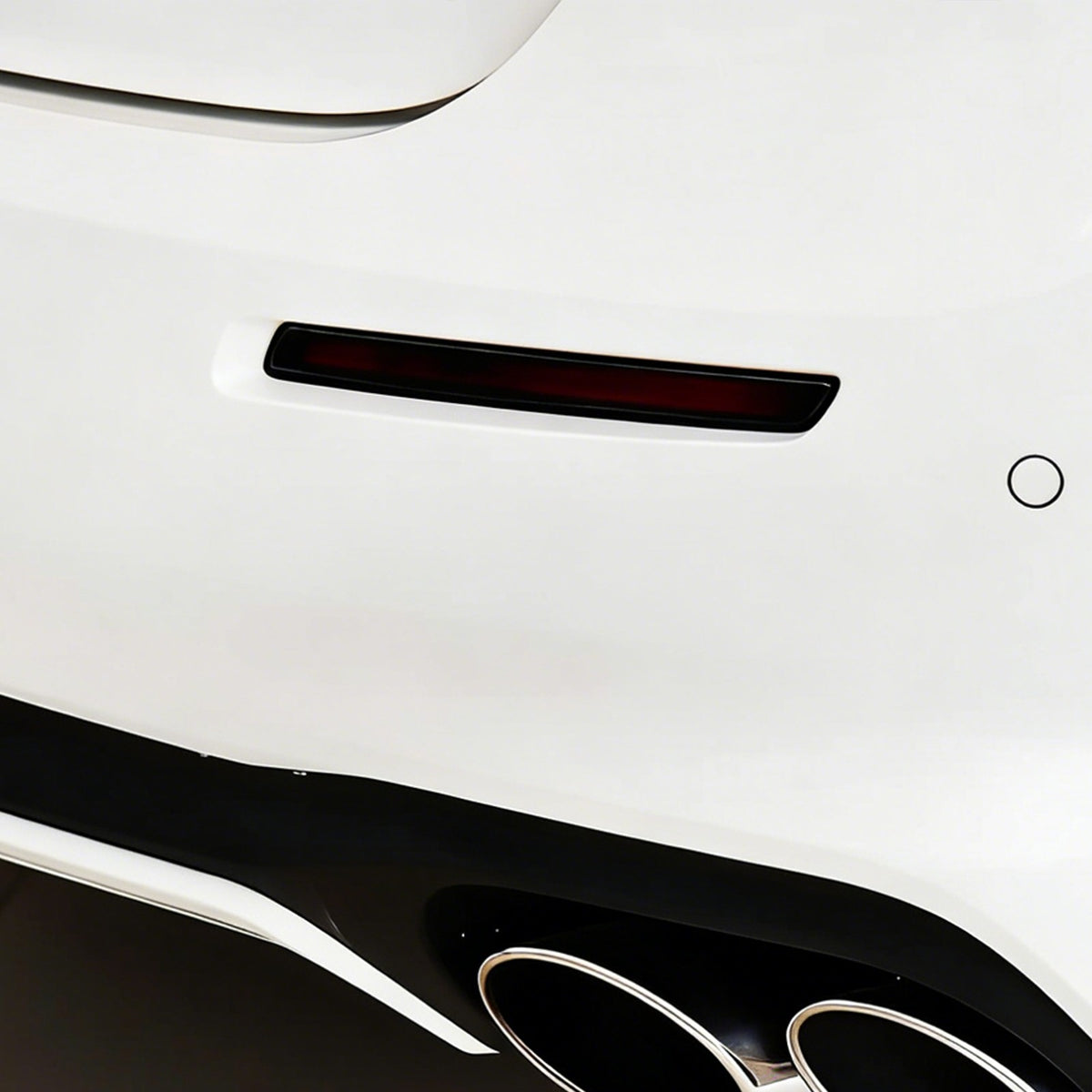 Smoked Black Rear Fog Tail Light Lamp Cover Trim For Maserati Ghibli 18-23 US 16