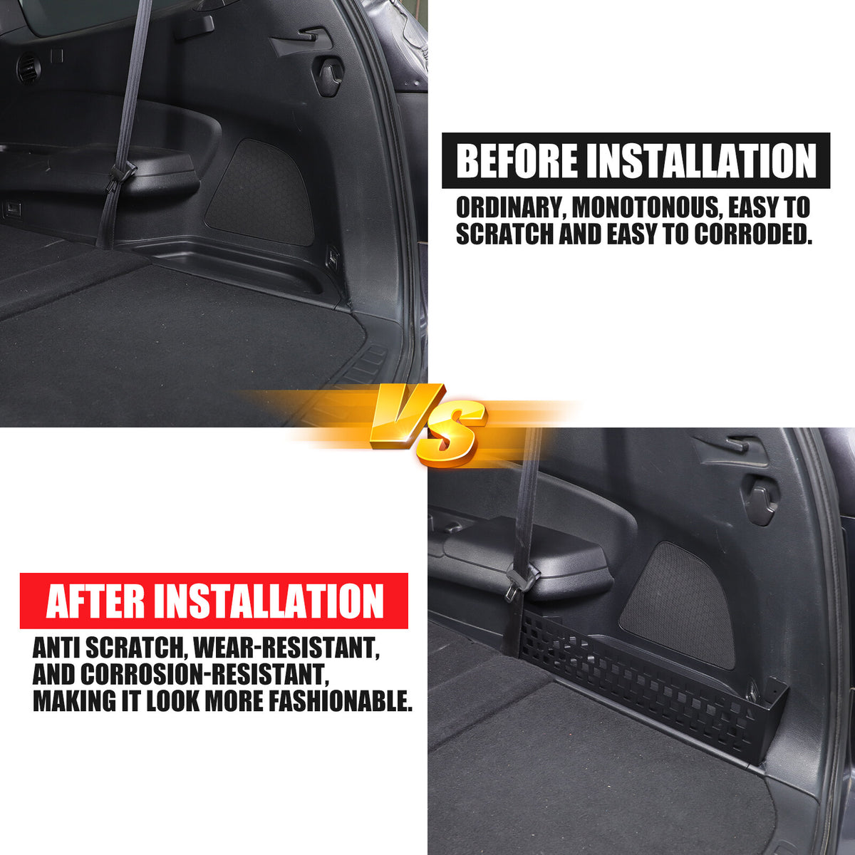 Right Trunk Side Storage Baffle Box Tray Molle Panel For Honda Pilot 2016-2022 16