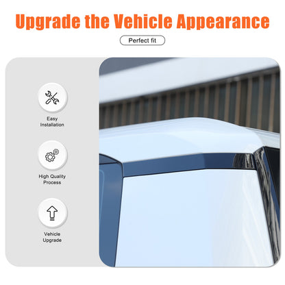 Replacement Glossy Piano Black D-Pillar For Toyota Land Cruiser LC250 24+ US 11