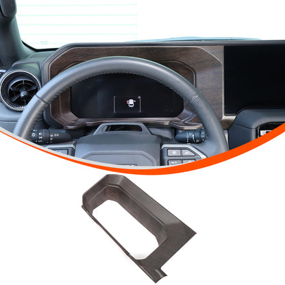 Wood Grain Dashboard Instrument Trim For Toyota Land Cruiser Prado LC250 24+ 13