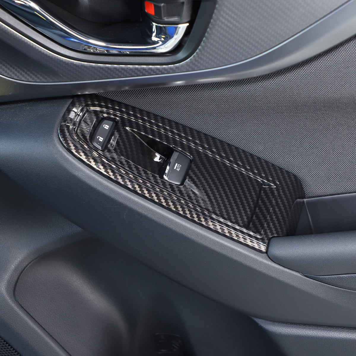 Carbon Fiber ABS Interior Full Cover Trim Kit Set For Subaru WRX AT 2022-2025 - Styles 1-5 42