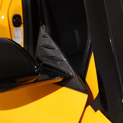 Real Carbon fiber Window A Pillar Triangle Cover Trim for Lotus EMIRA 2021-2025 8