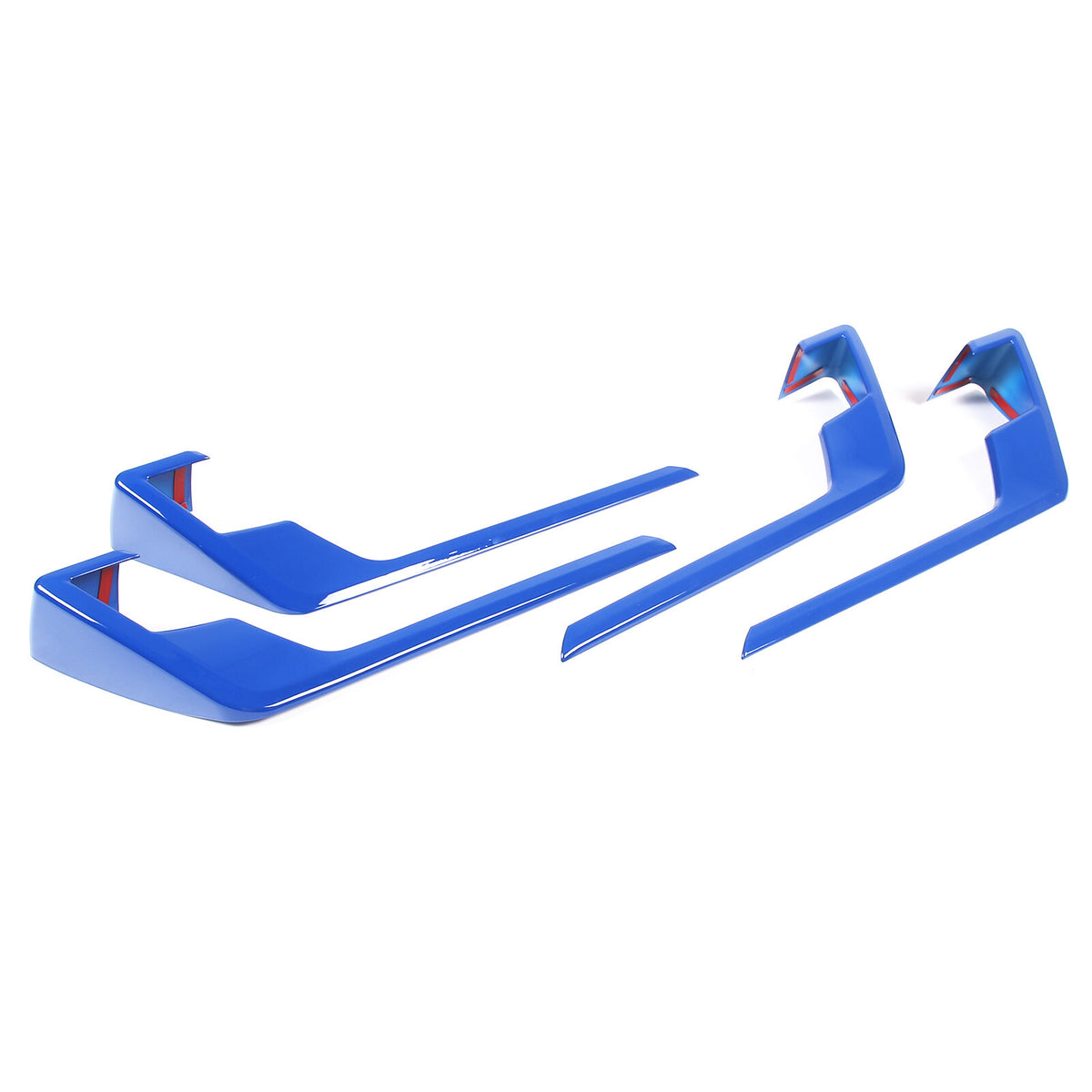 Blue ABS Interior Door Panel Strip Trim Cover For Toyota Tundra/Sequoia 2022-26 19