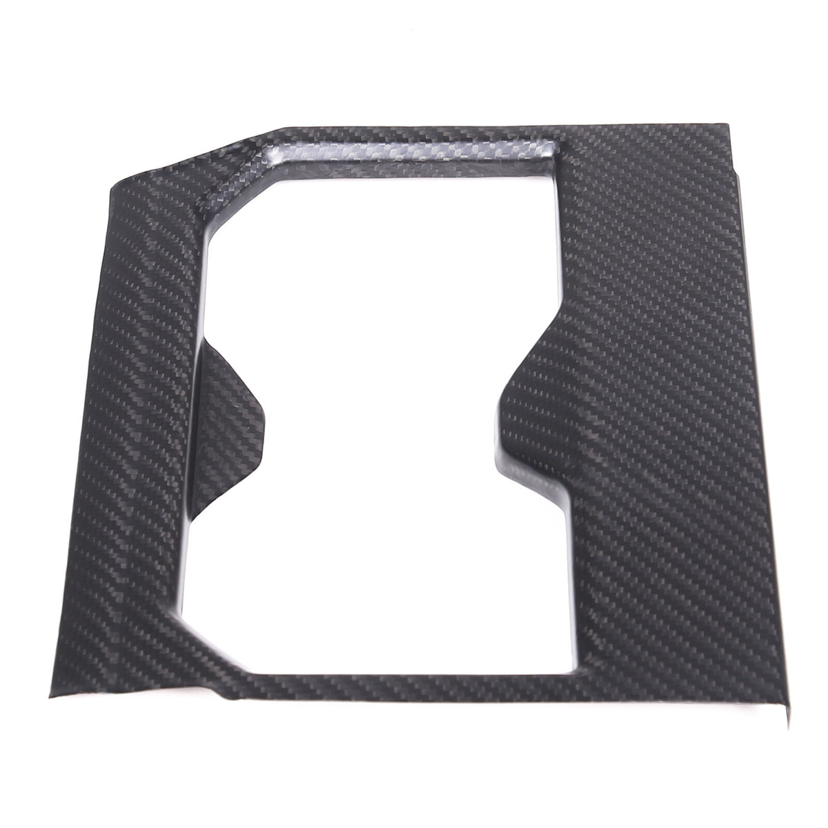 Matte Real Carbon fiber Center Front Cup Holder Cover Trim For Toyota Tundra 22+ 5