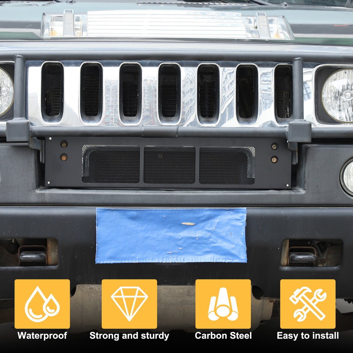 Replacement Carbon Steel Front Lower Grille Bug Screen For Hummer H2 2003-09 US 18