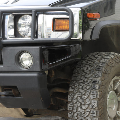 Replace Piano Black Front Bumper Corner Cover Trim for Hummer H2 2003-09 SUV US 6