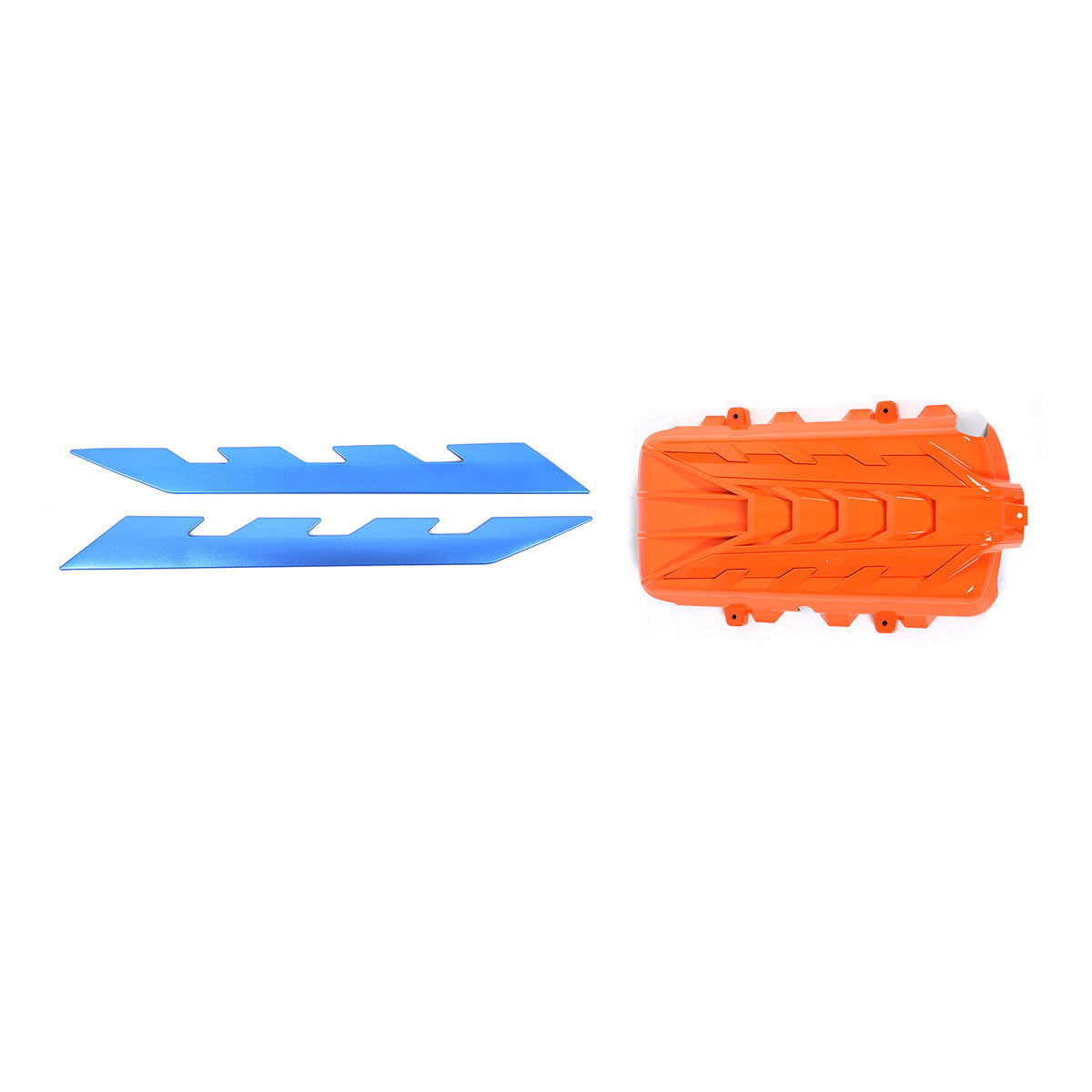Orange Engine Bay Panel Cover Trim in Edge Blue For Corvette Coupe C8 2020-2026 3