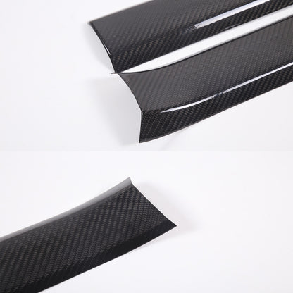 Real Carbon Fiber Built In Scuff Door Sill Bar Plate For Corvette C6 2005-2013 7