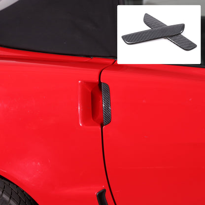 Real Dry Carbon Fiber Door Handle Trim For Corvette C6 2005-2013 23