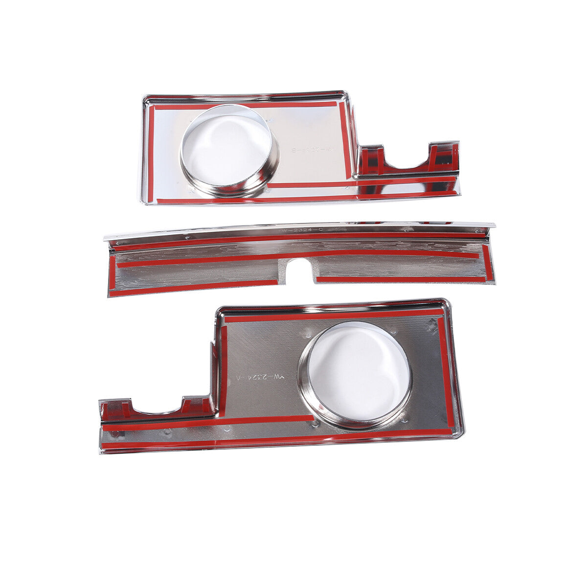 5PCS Chrome Front Bumper & Side Cover Trim Fits for 2003 -2009 Hummer H2 5