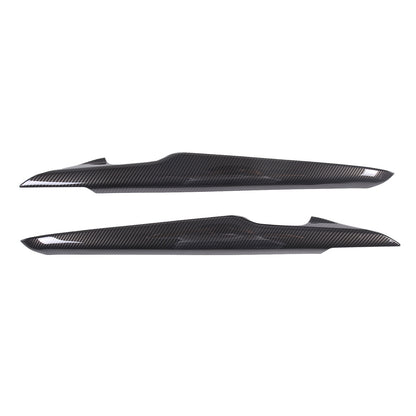 ABS Carbon Fiber Interior Anti-Kick Door Panel Cover Trim Kit For Corvette C8 20