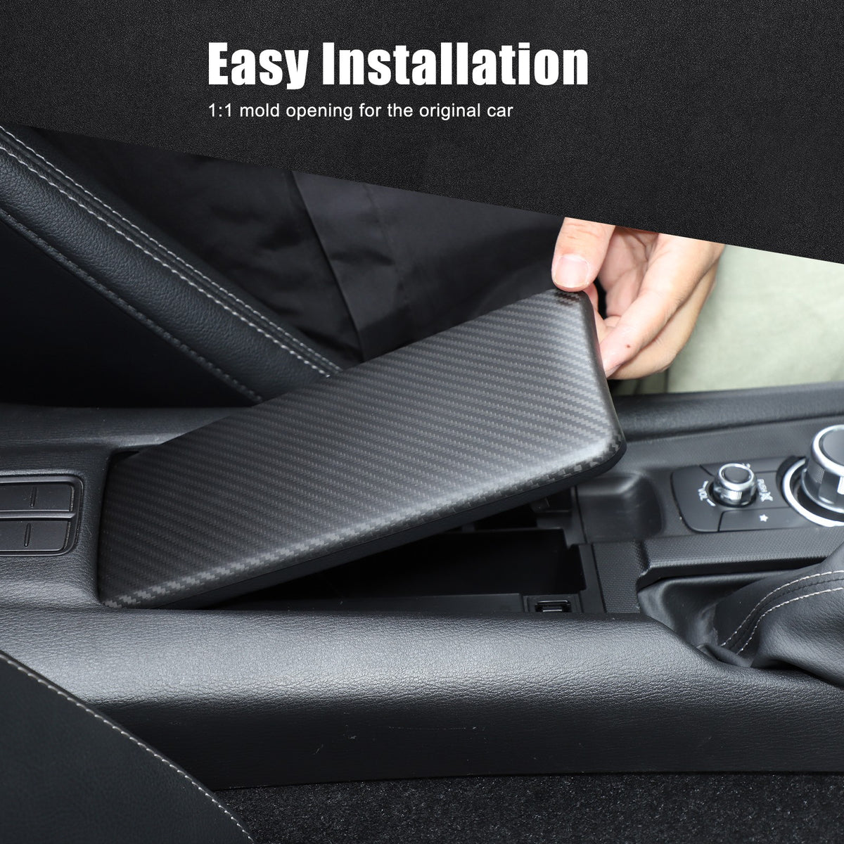 Matte Real Dry Carbon Fiber Interior Full Trim For Mazda MX-5 Miata 2016-2026 47