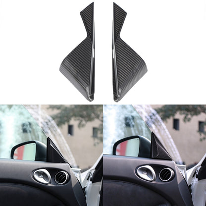 Matte Real Carbon Fiber Front Inner A-Pillar Trim For Nissan 370Z Z34 2009-2020 1