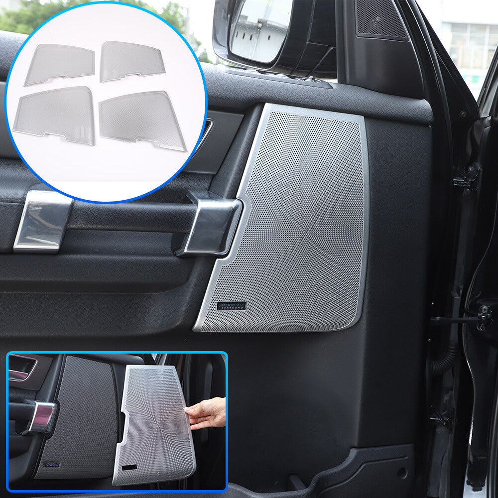 Steel Car Door Speaker Net Cover Trim For Land Rover Discovery 4 LR4 2010-2016 1