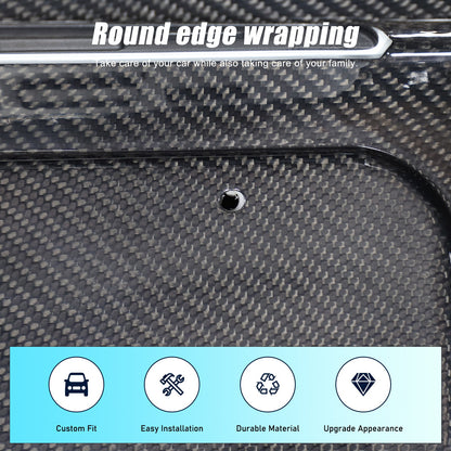 REAL CARBON FIBER Rear license plate Frame Cover For Corvette C8 Stingray Z51 US 6