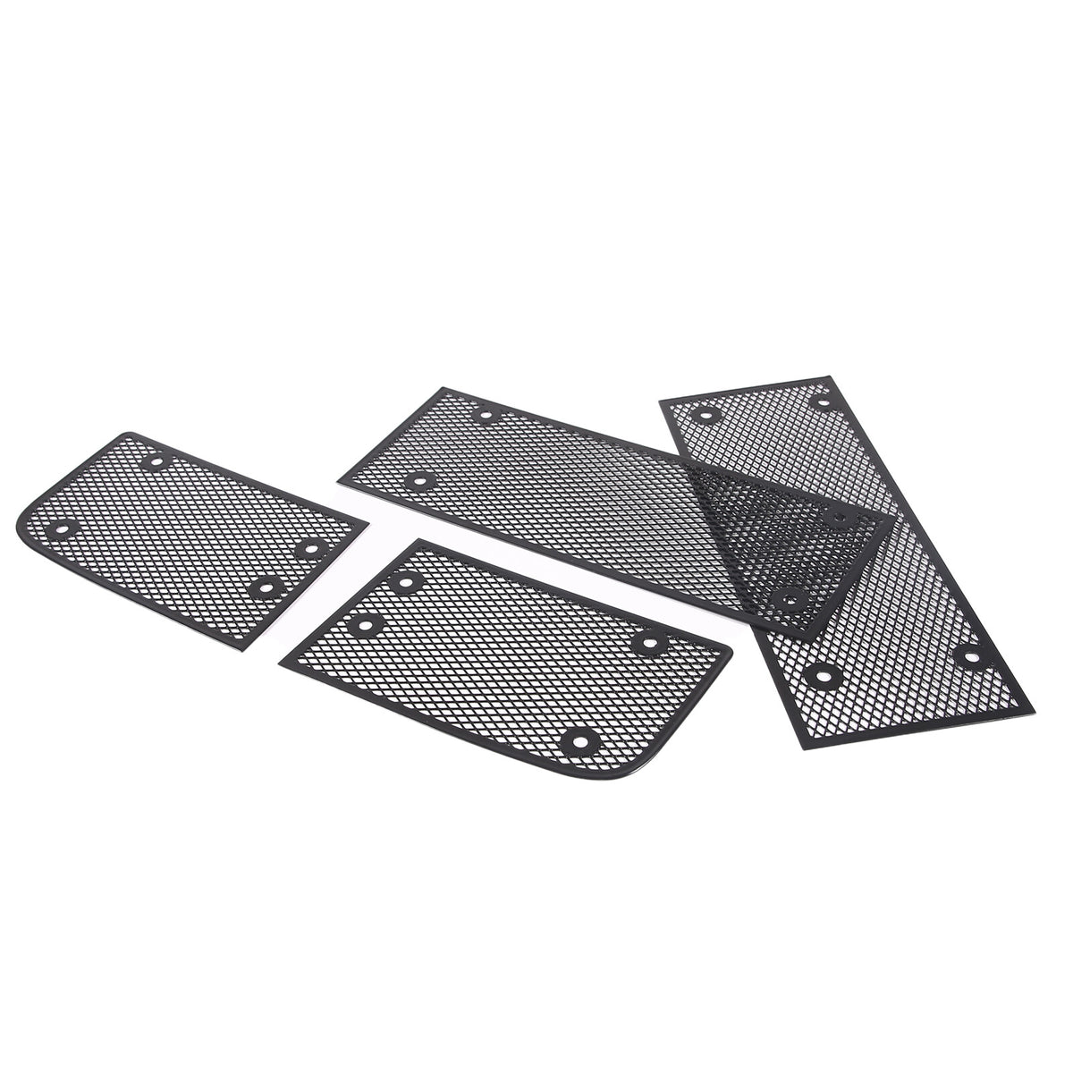 Front Grille Guard Side Vent Intake Mesh Grille Insert For Corvette C6 2005-13 15