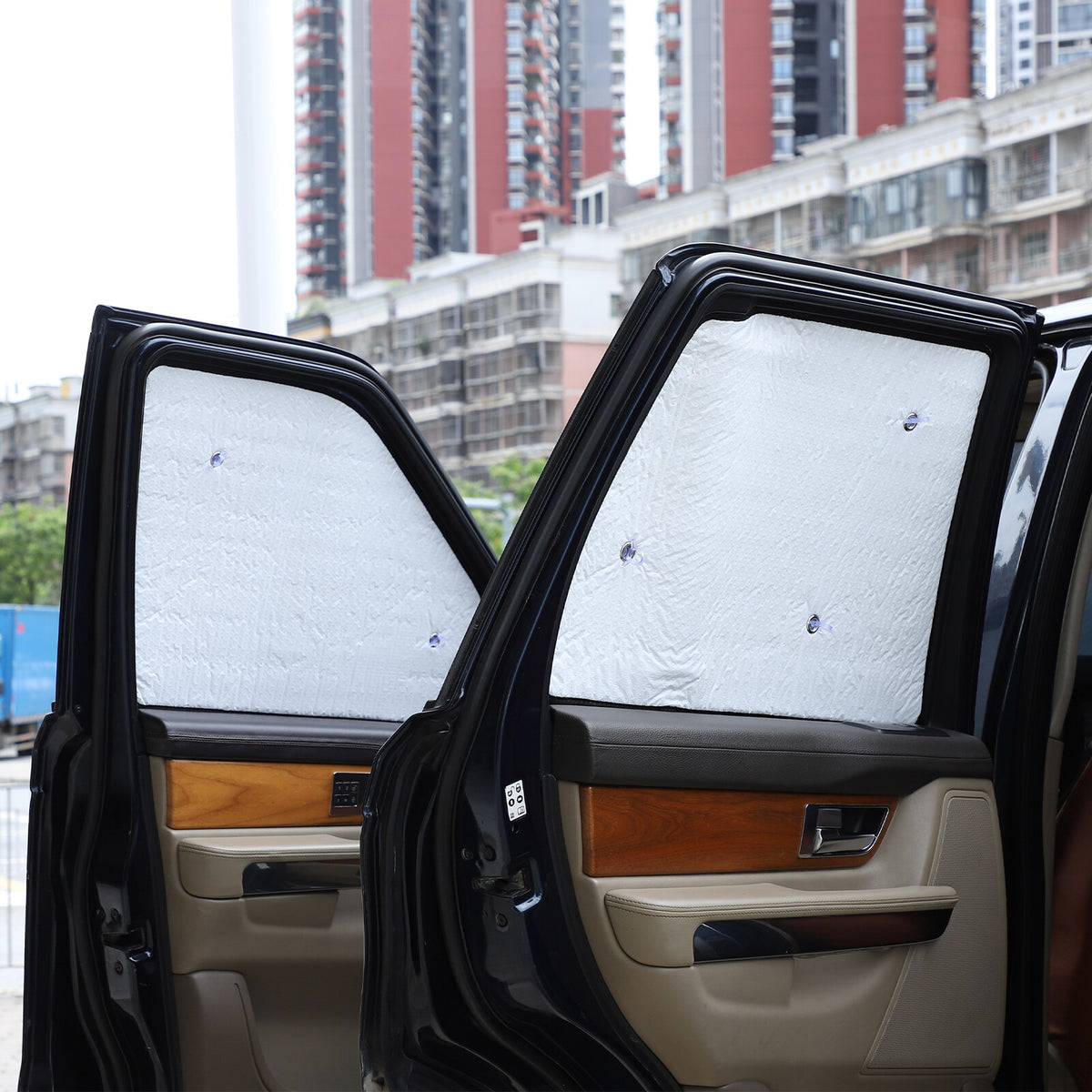 Car Full Window Sunshade Cover Shades Sun Visor For LR Range Rover Sport 2005-13 4