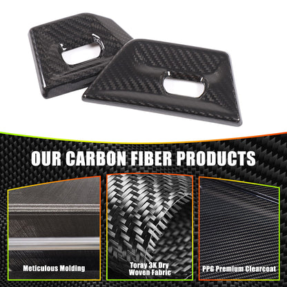 Real Carbon Fiber Dash Side Air Vent Adjustment Trim For BMW X3 G45 2025+ 11