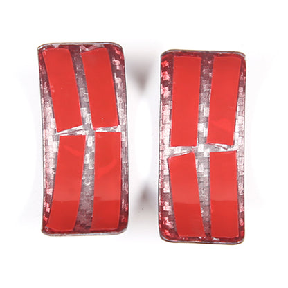 Red Real Carbon Fiber Full Interior Set Decor Trim Kit for Corvette C8 20-25 - Styles 36-40 26