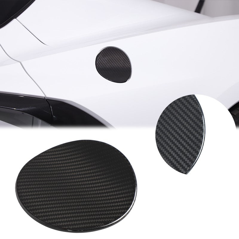 Replacement Real Carbon Fiber Fuel Tank Cap Cover For Corvette C8 2020+ 23