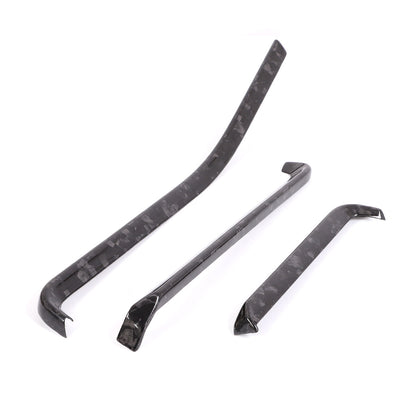 Forged Real Carbon Fiber Full Interior Set Cover Trim Kit For Corvette C8 20-25 - Variants 6-10 44