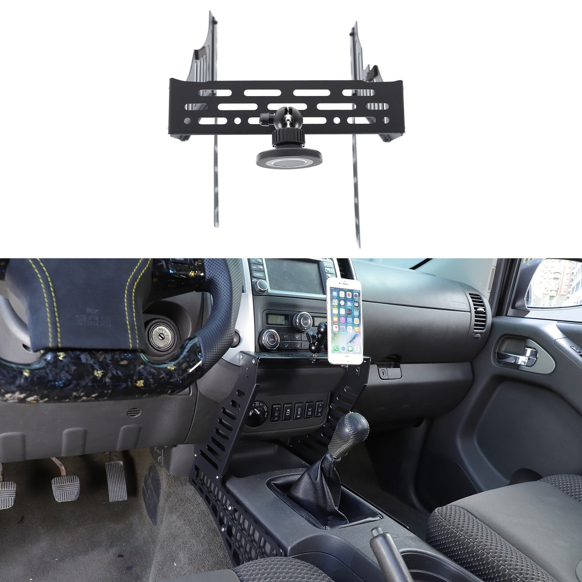 Center Console Multi-Functional Expansion Platform For Nissan Frontier 2009-2017 14