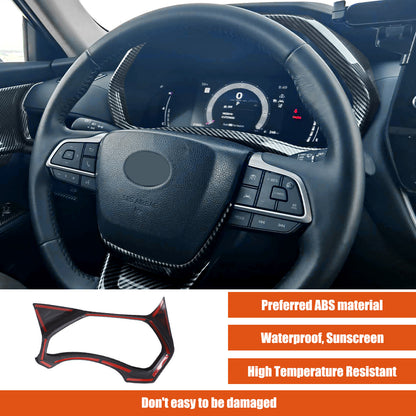 Carbon Fiber ABS Dashboard Instrument Trim For Toyota Grand Highlander 2024+ US 9