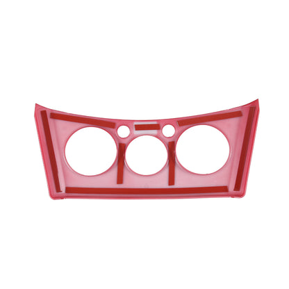 Red ABS Instrument AC Switch & CD Panel Cover Set For Mitsubishi ECLIPSE 2006-11 6