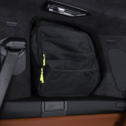 Black Rear Trunk Side Storage Bag Pockets Organizer For BMW X7 G07 2019-23 15