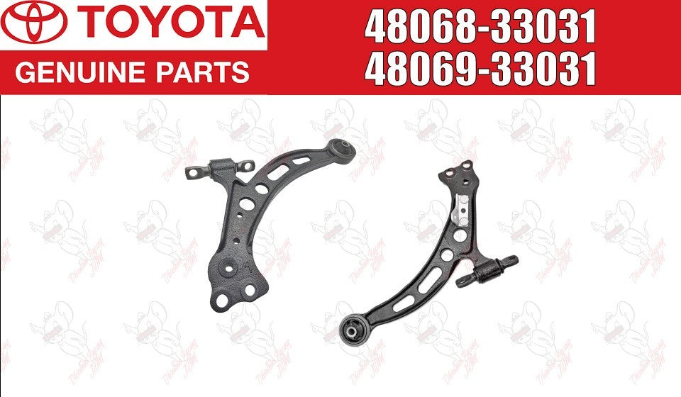 Toyota OEM ARM, SUSPENSION Left & Right Set 48068-33031 48069-33031 Genuine 1