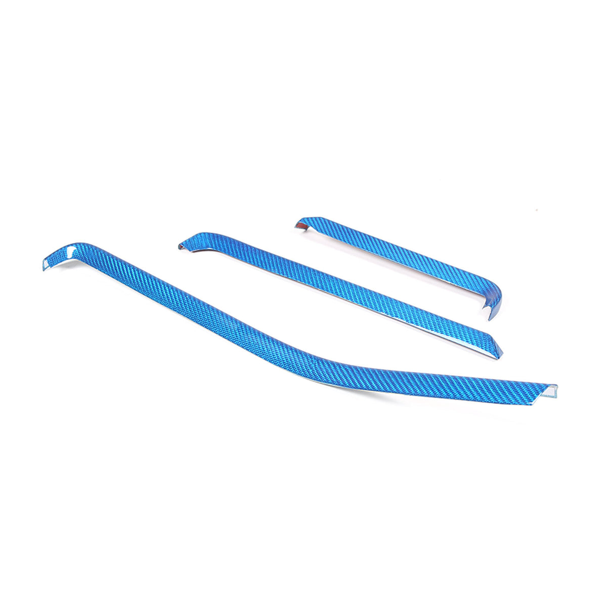 Blue Real Carbon Fiber Full Interior Set Decor Trim Kit for Corvette C8 20-25 - Variants 6-10 68