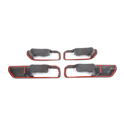 Grain Interior Door Handle Bowl Frame Trim For Toyota Land Cruiser LC250 24+ US 7