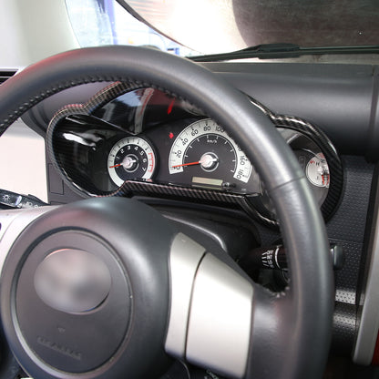 ABS Carbon Fiber Full Interior Center Decoration Trim Kit For FJ Cruiser 2007-21 - Styles 1-5 35