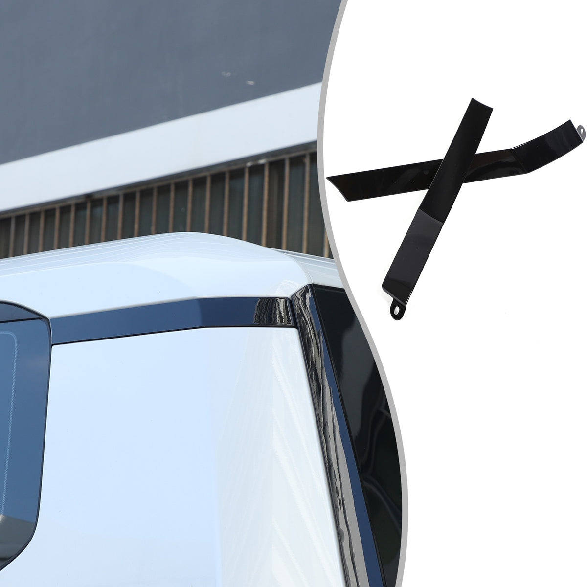 Replacement Glossy Piano Black D-Pillar For Toyota Land Cruiser LC250 24+ US 9