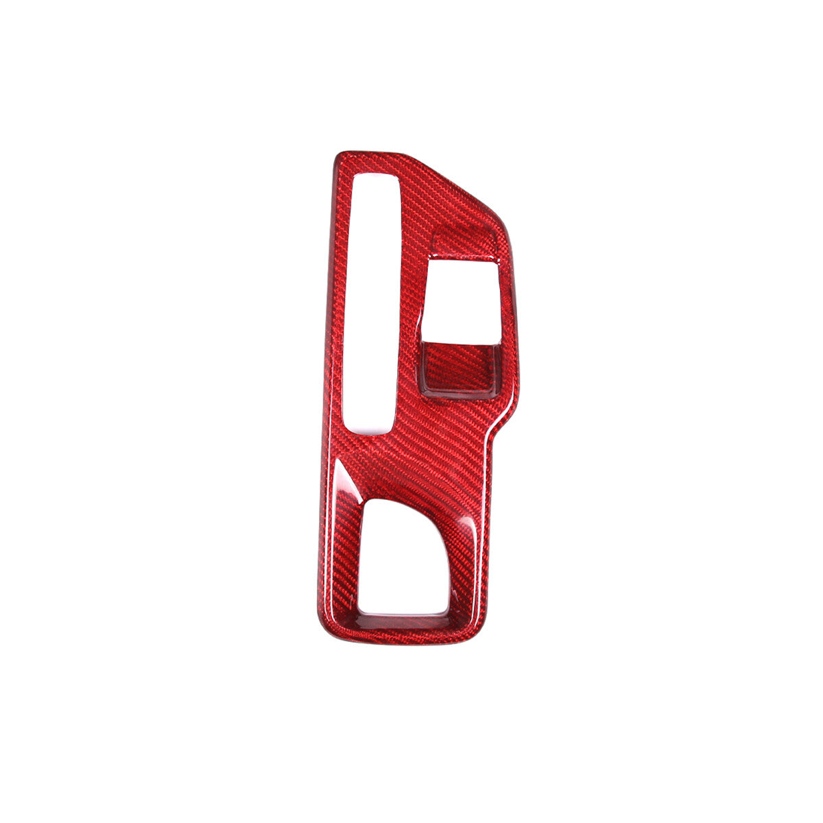Red Carbon Car Central Console Gear Shift Panel Trim For Toyota Supra 19-22 3