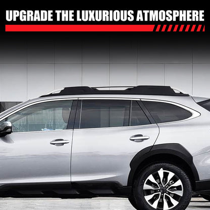 Rear Door Window Louver Air Vent Panel Trim Cover For Subaru Outback 2015-2024 12
