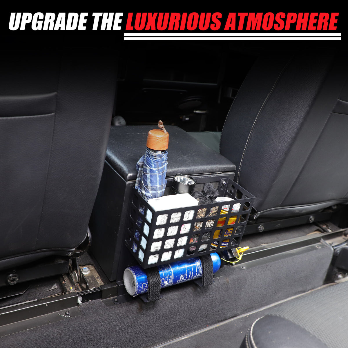 Rear Armrest Storage Box Fire Extinguisher Bracket For LR Defender L316 2004-18 1
