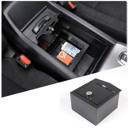 Center Console Safe Storage Box with Keys & Tray for Honda Pilot 2015-22 US 3