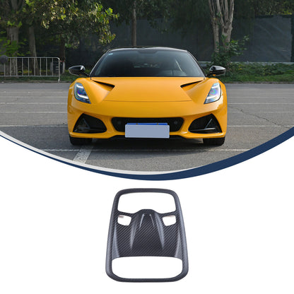 Matte Real Carbon fiber Reading light Switch Trim Cover For Lotus EMIRA 2021-25 7