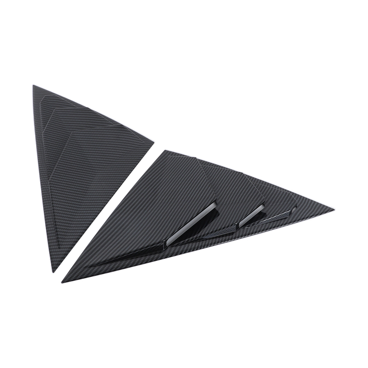 Carbon Fiber ABS Rear Quarter Window Louvers Trim For Acura Integra 2023-2024 10