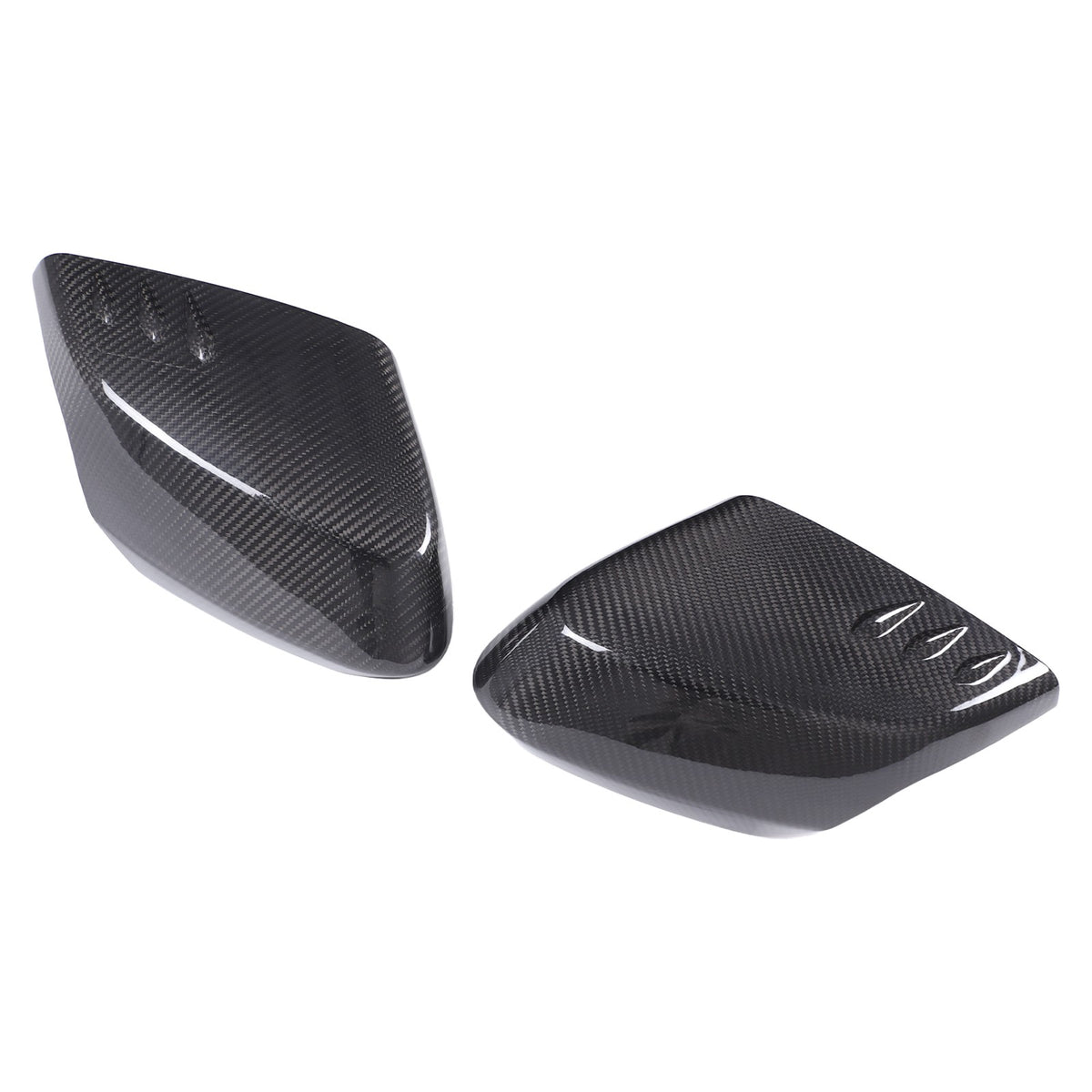Real Carbon Fiber Side Mirror Air Duct Trim Cover For Corvette C8 2020+ US 12