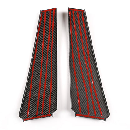 Real Carbon Fiber Window B Pillar Trim For Maserati Ghibli Quattroporte 2014-24 7