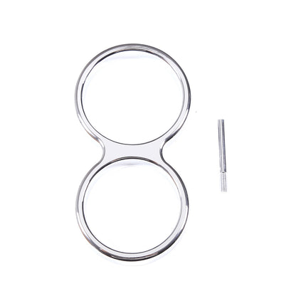 Silver Alloy Water Cup Holder Cover Trim Frame For Hummer H3 2005-09 12